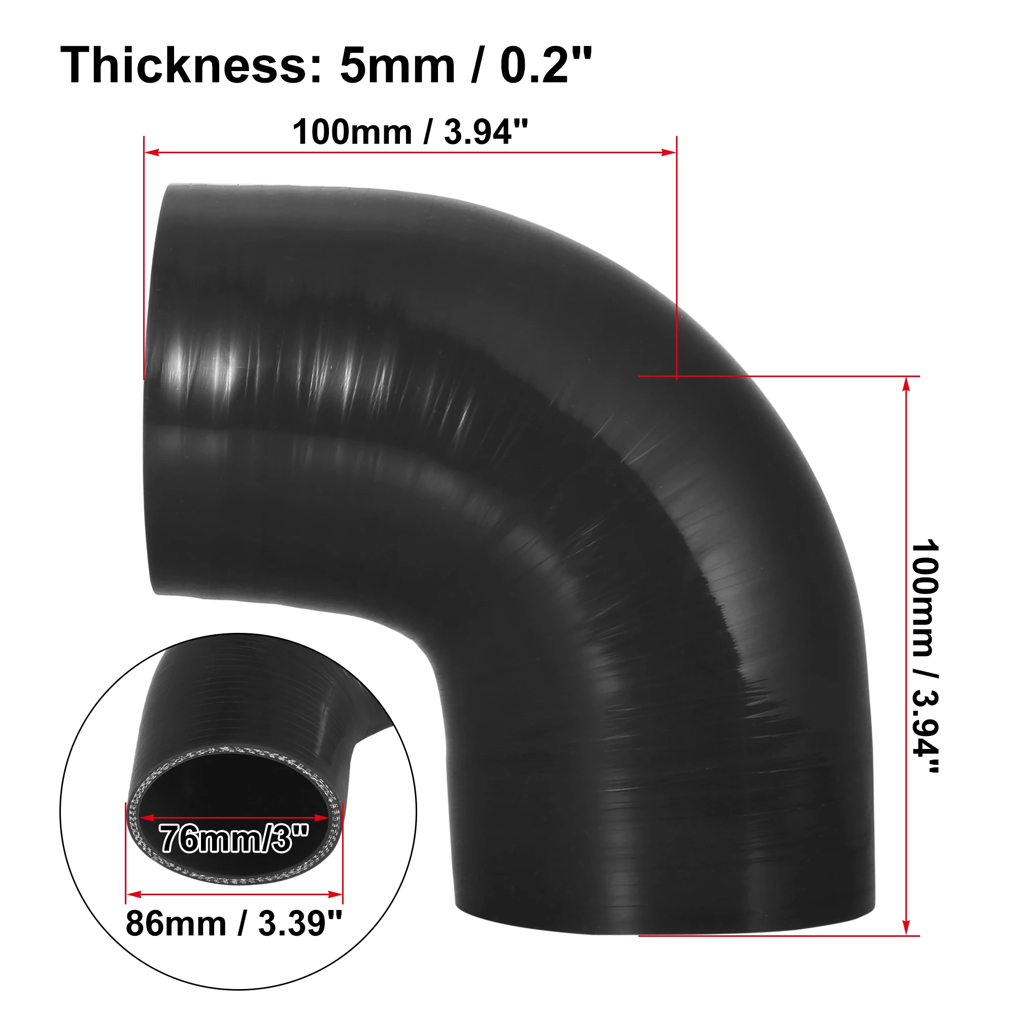 76mm ID Black
