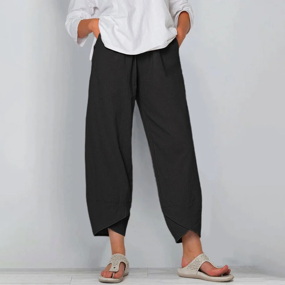 Cotton Linen Harem Pants 5