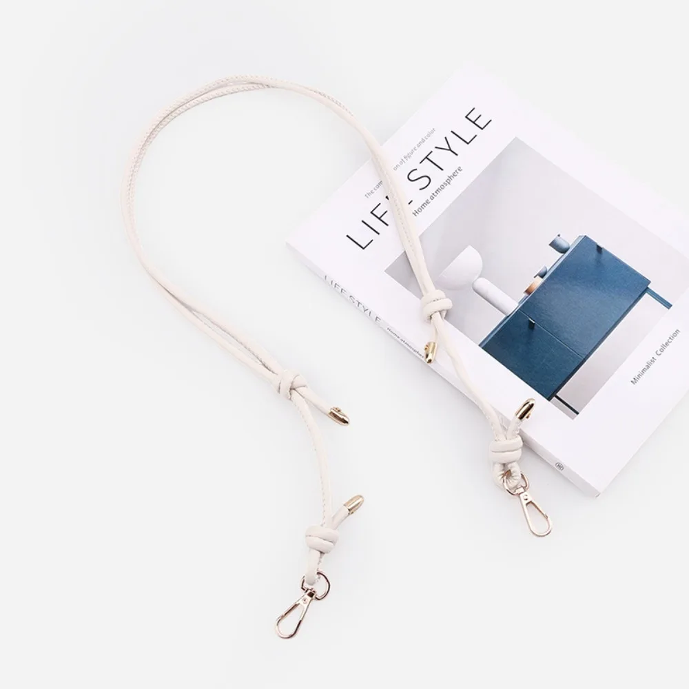 Elegant PU Leather Adjustable Shoulder Bag Strap - Solid Color Handbag Accessory