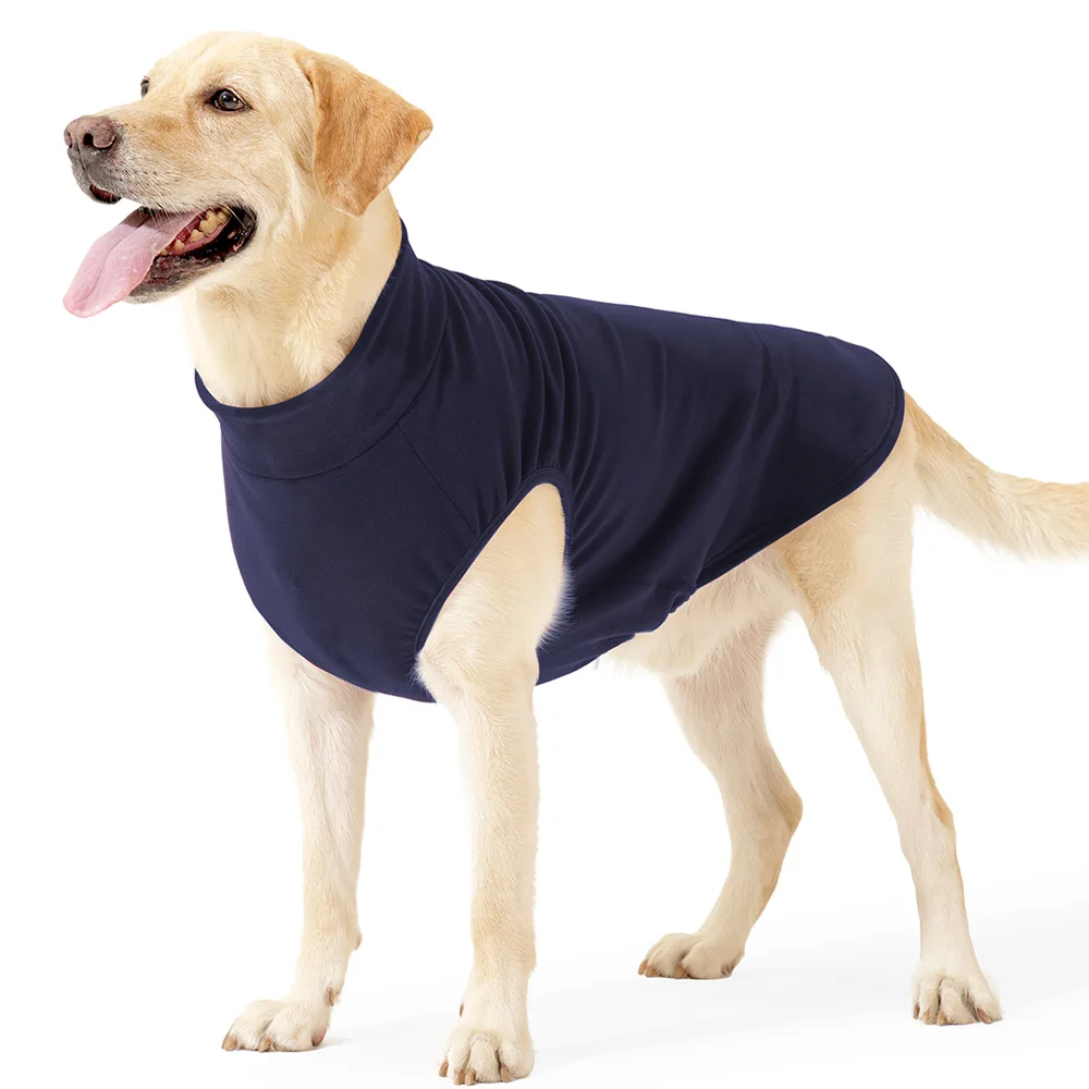 Warm Fleece Dog Clothes – Soft Winter Sweater Pajamas for Medium Large Dogs