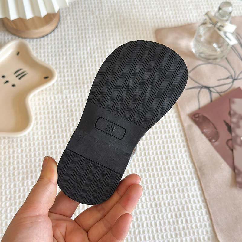 Girls Summer Non Slip Sandals with Shiny Beads