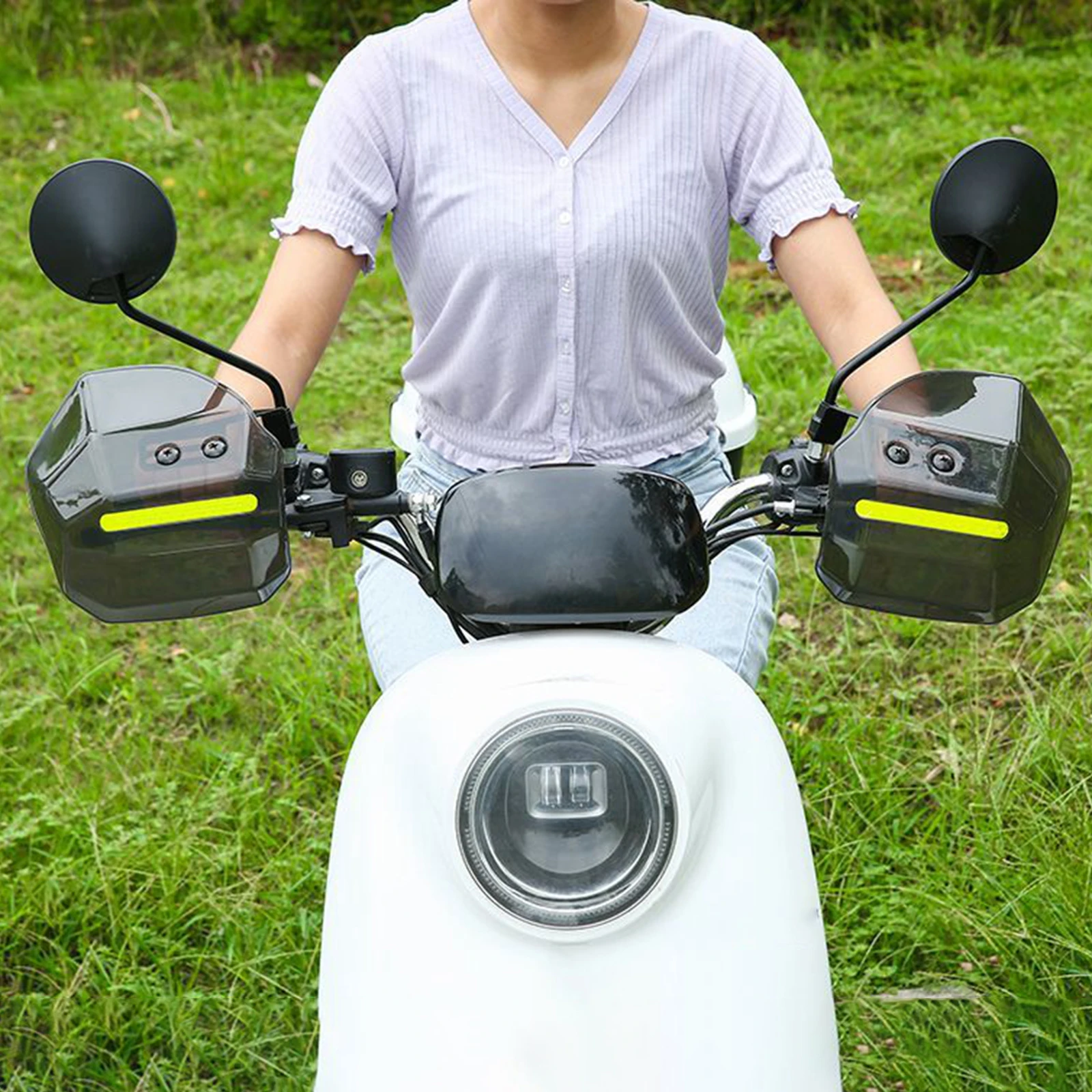 2Pcs Motorcycle Handguards Hand Guards Universal Motorbike Accessories ...