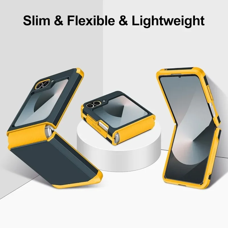Luxury Heavy Duty Armor Case with Elastic Strap and Hinge Cover