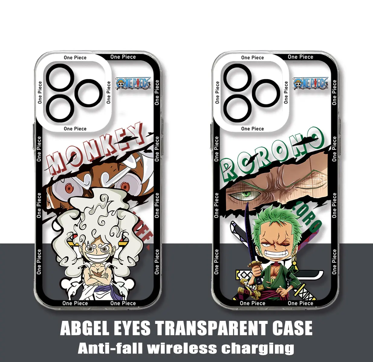 

One Piece Luffy Zoro Aec Transparent Phone Case For Xiaomi Mi 13 12 11 10 lite 11i 12S Poco M3 M4 F3 MIX 3 Pro Ultra 5G 4G Cover