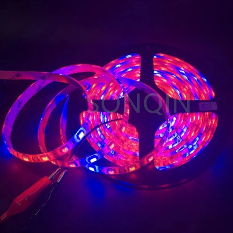 12V Led Plant Grow Light Full Spectrum Phyto Lamp 1m 2m 3m 5M Strip For Seeds Flower Greenhouse Tent Hydroponic Plants Lighting led grow light grow light