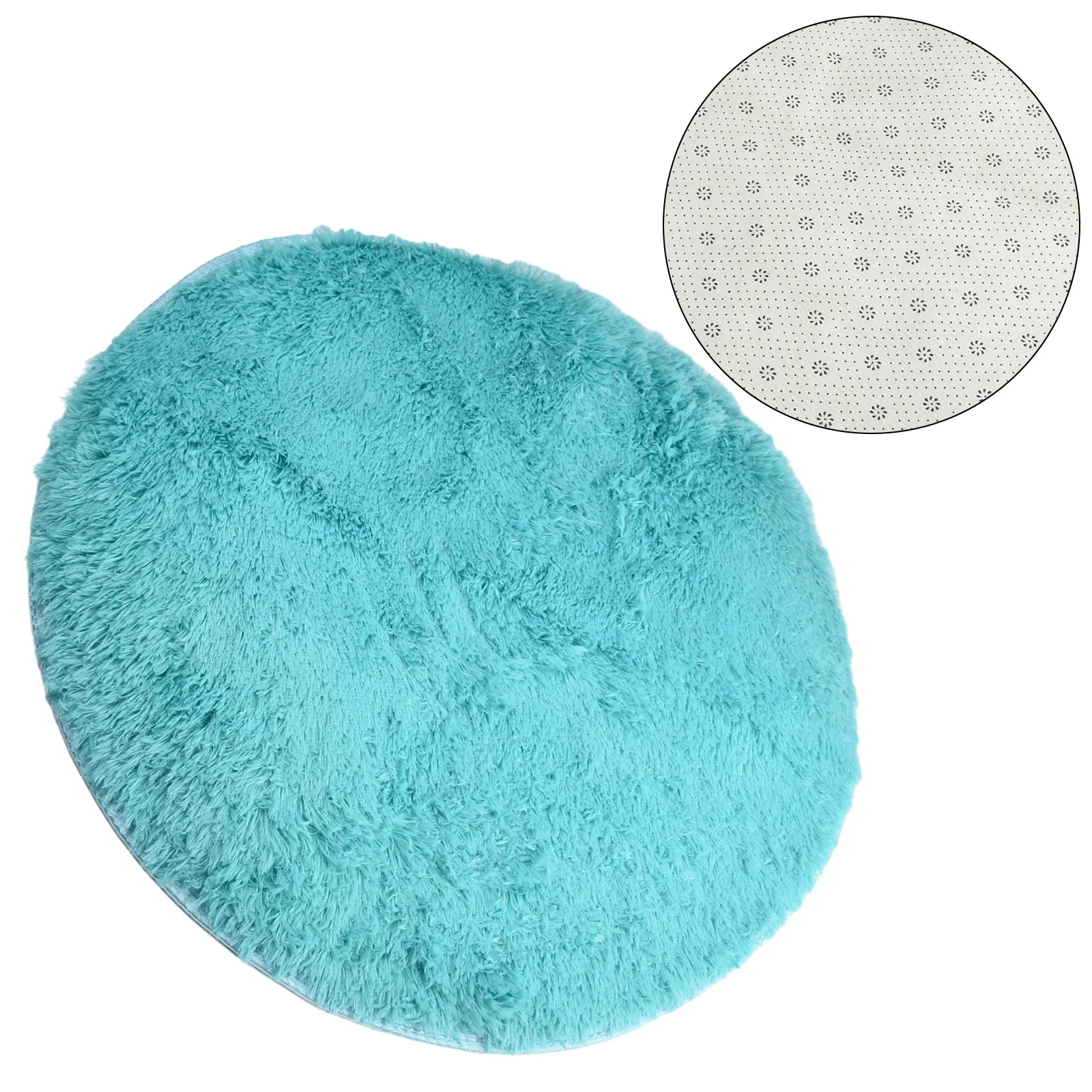 Superweicher, zotteliger Teppich mit sicherer rutschfester Rückseite, geeignet für mehrere Innenräume wie Wohnzimmer und Schlafzimmer – Detail 8