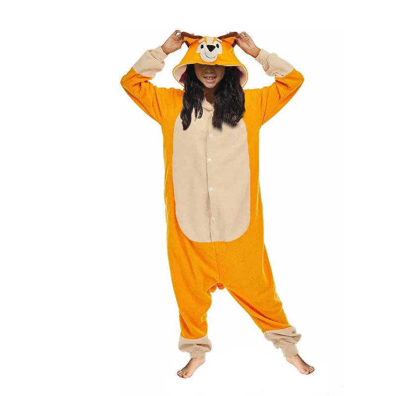 Cartoon Onesie Cosplay Adult onesie Squirrel man Animal Halloween Pajamas women Raccoon Kigurumi