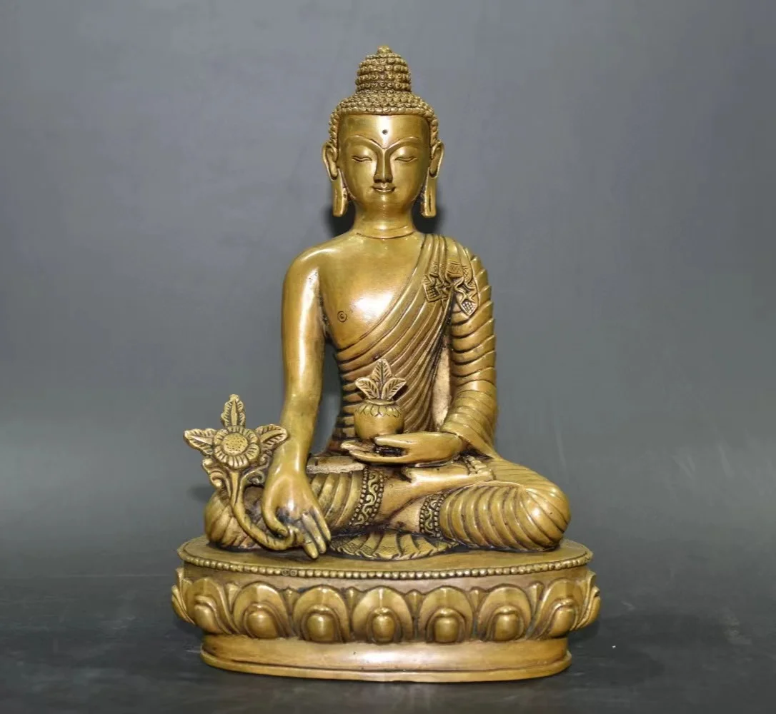 

Antique QingDyansty old copper Gautama Buddha statue,#04,Hand crafts,Collection&Adornment,Free shipping