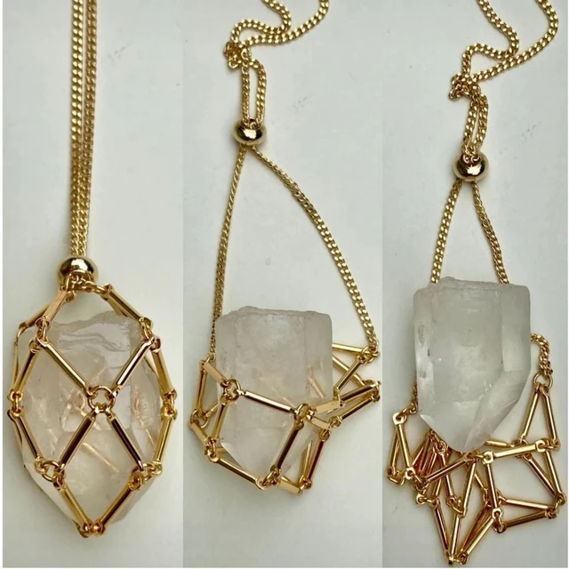 Crystal Cage Necklace