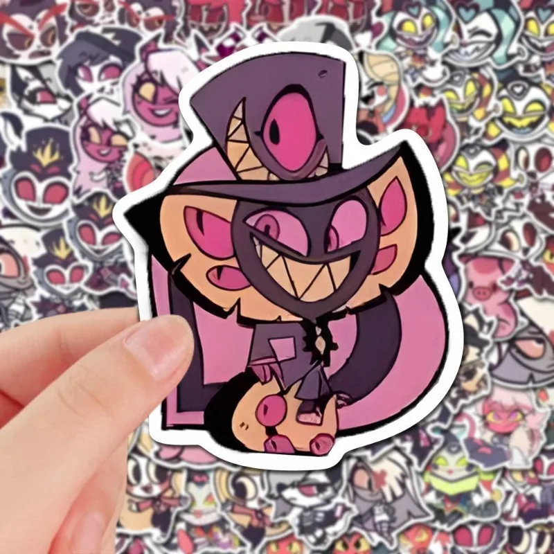 

Helluva Boss Sticker Kids Anime Waterproof Sticker Cute Student Stationery School Supplies DIY Phone Case and Laptop Waterproof