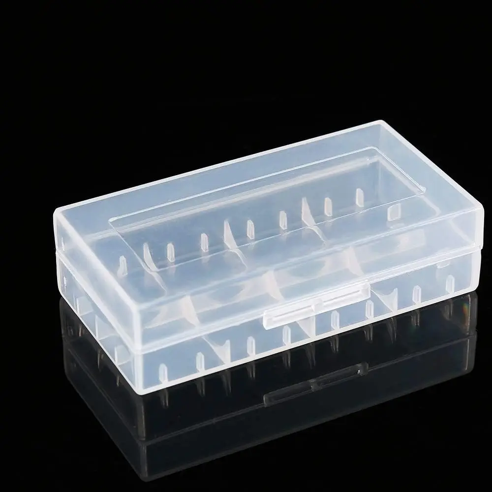 2/4개 18650 또는 CR123A 배터리용 견고한 휴대용 플라스틱 배터리 보관 케이스/박스/정리함/홀더