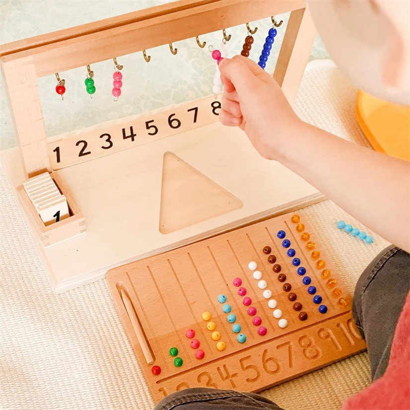 Montessori Materials Mathematics Material Letters And Numbers Board