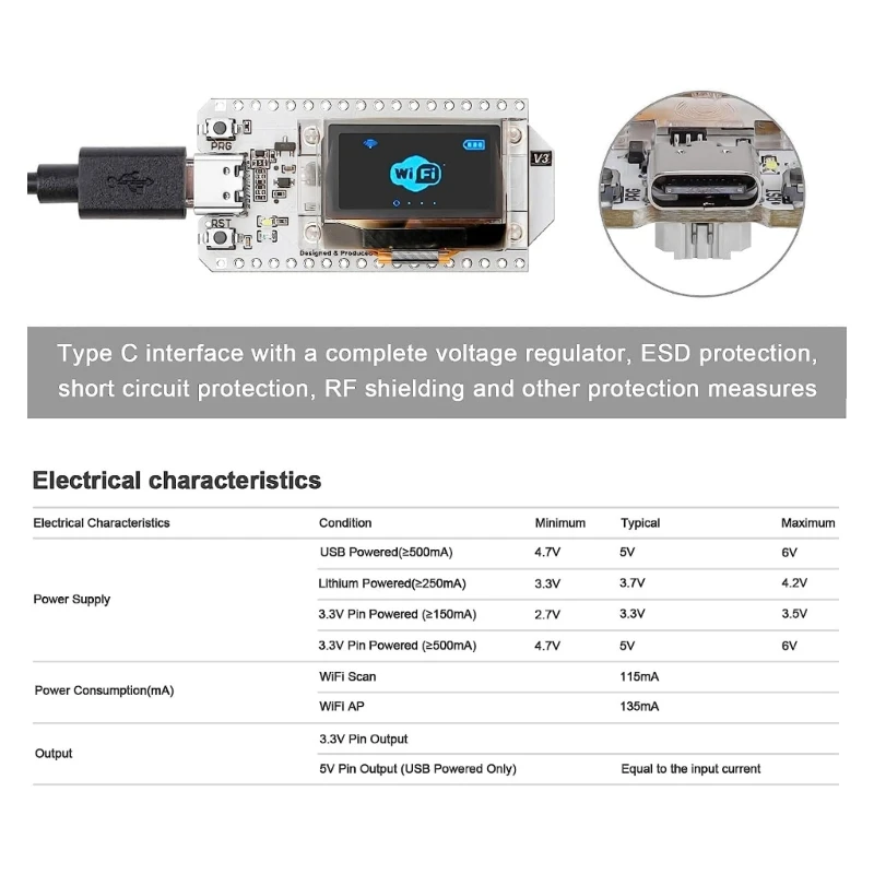 ESP32   ׷̵ 8MB ÷ WiFi , ESP32 OLED 0.96ġ OLED ÷ CP2102 ͳ forArduino