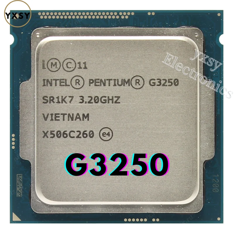 Procesador Intel Pentium G3250, doble núcleo, Socket LGA 1150G 3250 CPU ...