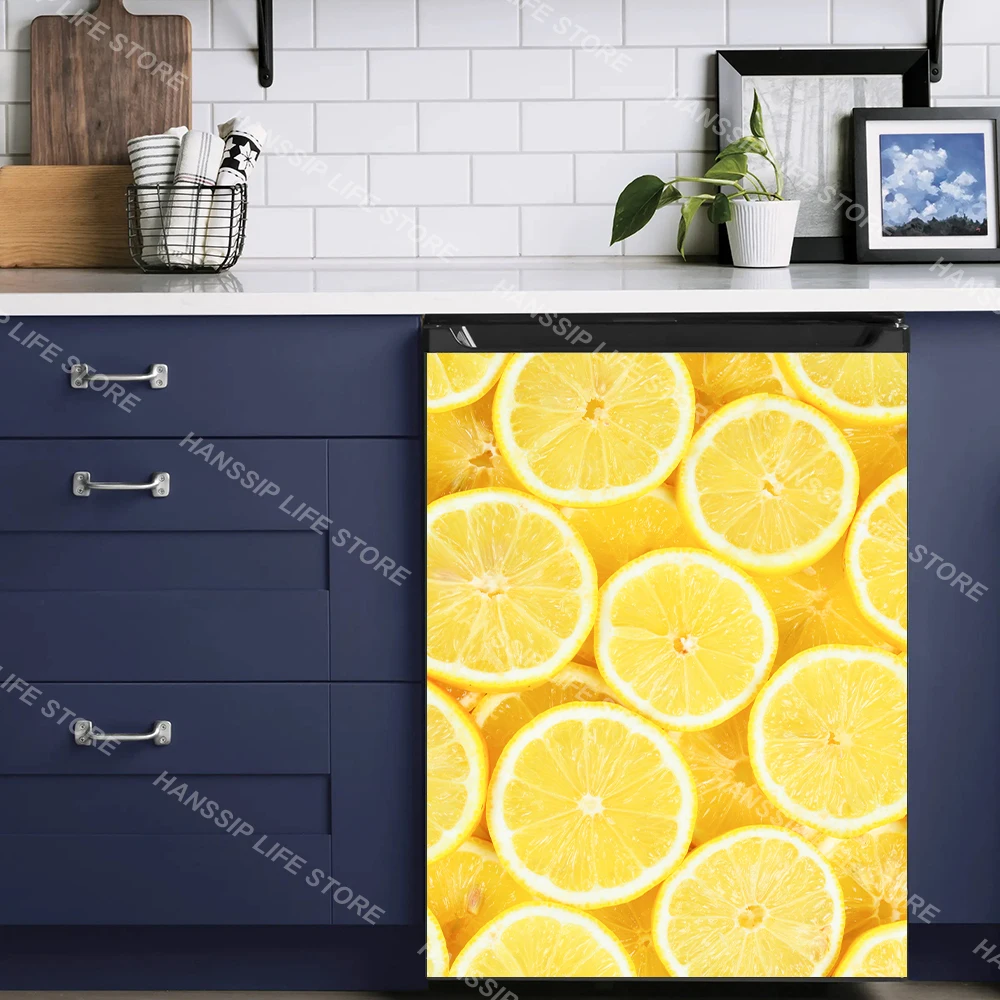 Beer Poster Sticker Retro Beer Poster Dishwasher Sticker Mural Decals Waterproof Vinyl Kitchen Decorative Beer Print Dish Washer Door Panel Decals wall stickers self adhesive stickers kitchen wall sticker
