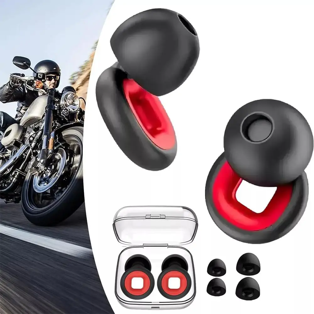 Silicone Noise Reducing Earplugs for Swimming and Sleeping