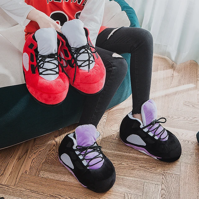Cozy High-Top Plush Slippers for All Ages with Anti-Slip Thick Soles - Image 5