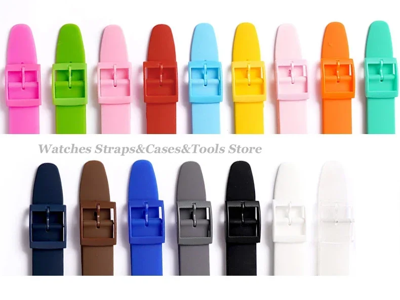 รูปสินค้า หัวเข็มขัดนาฬิกา Swatch หลากสี สไตล์ทันสมัย