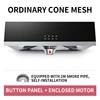 CXW-180-C01 180W Range Hood Home Kitchen Large Suction Small Oil Hat Machine Top Suction New Range Hood 220V 3