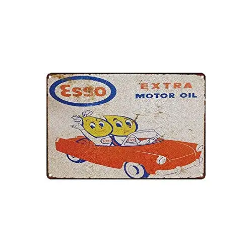 

Esso Extra Oil Metal Tin Signs 8x12 Inch Wall Decor Kitchen