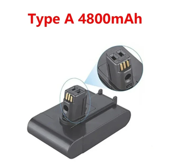 2023 Nuovo Per Dyson 22.2V 9800Mah Tipo A Batteria Sottovuoto Agli Ioni Di Litio Per Dyson Dc35, Dc45 Dc31 Dc34 Dc44 Dc31 Animal Dc35 Animal