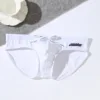 Men's Swimming Trunk Youth Fashion Low Waist Elastic Comfy Tie Up Bulge Pouch Quick Dry Sportswear Hot Spring Beach Board Shorts 2
