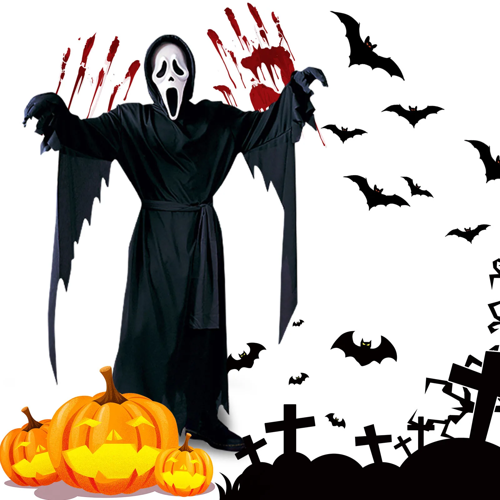Men Halloween Fancy-Dress Costume For Men, Regular One Size