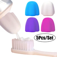 5/1Pcs Toothpaste Squeezer Silicone Self-sealing Toothpaste Squeezer Dispenser Reusable Toothpaste Cover Bathroom Supplies Tools 1
