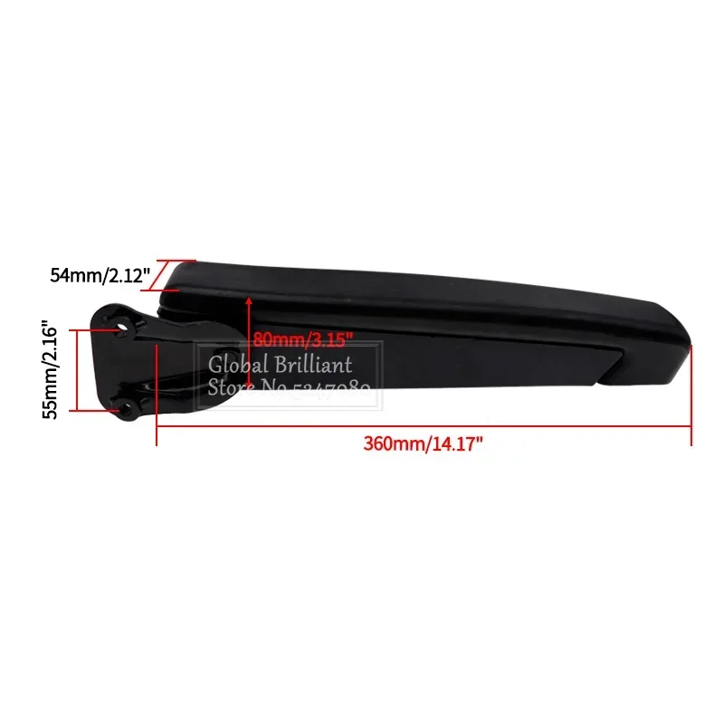 Coppia Braccioli Auto Regolabili 0-120° 37 Cm | Universali In PU + ABS Per Camper T5 T6 Ducato - 3