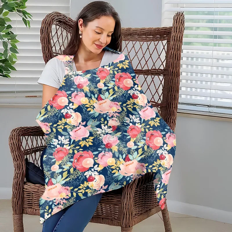 Breathable Breastfeeding Cover Baby Feeding Nursing Covers Adjustable Nursing Apron Outdoor Privacy Cover Mother