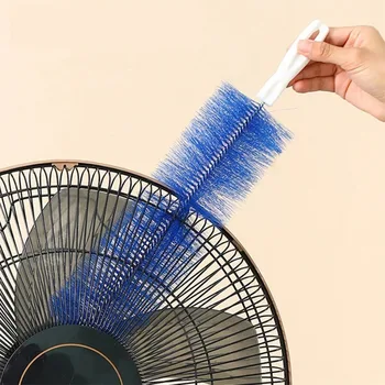 Brosse de nettoyage multifonctionnelle pour ventilateurs, dépoussiéreur flexible pour écrans et stores, brosse de nettoyage pour surfaces difficiles d'accès