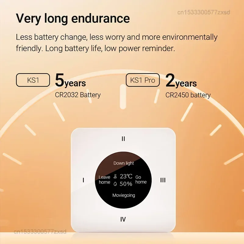 Linptech Smart Wireless Temperature & Humidity Sensor Switch with App Integration