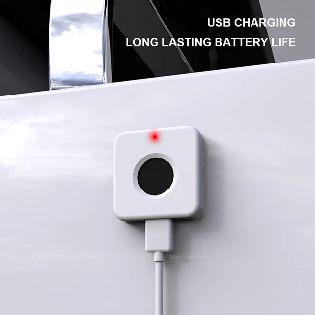 Biometric Fingerprint Lock RGB Indicator Light Hidden Drawer Electronic Lock Battery Powered Fast Unlocking for Drawer Wardrobe 2