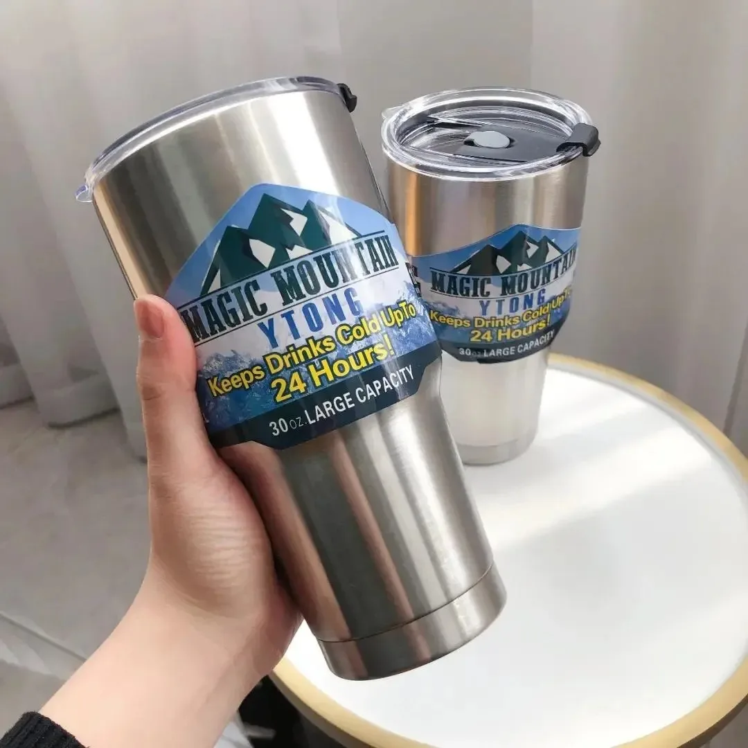 

30oz 20oz stainless steel tumblers Flask Travel glass yetys Coffee Mug Double Wall Thermos 30 20 oz Car Cups water bottle