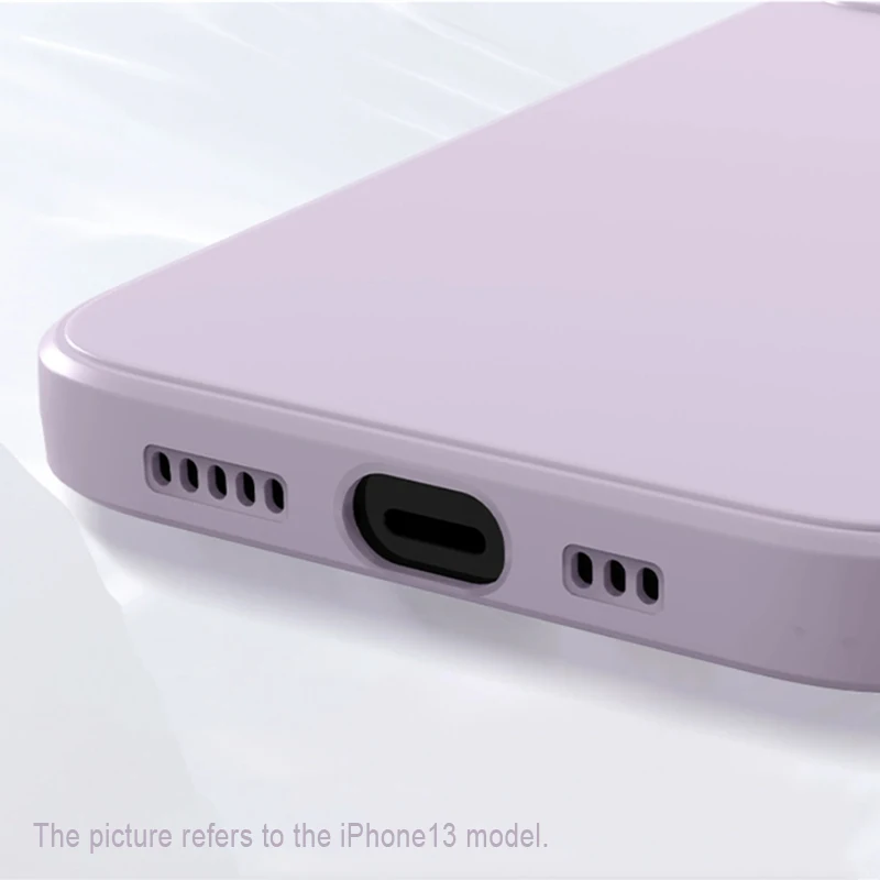 Liquid Silicone Rubber Phone Protector Case - Premium Plain Cover