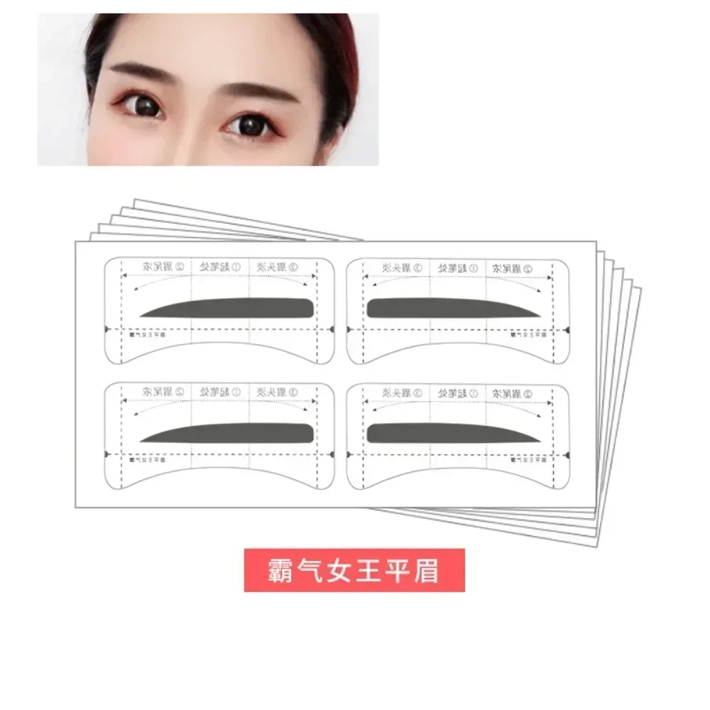 New Disposable Eyebrow Stencil Stickers Grooming Shaper Template Professional Eyes Makeup Stencils Eyebrows Beauty Make Up Tools makeup tools,eyebrow stencil tool,eye makeup tools