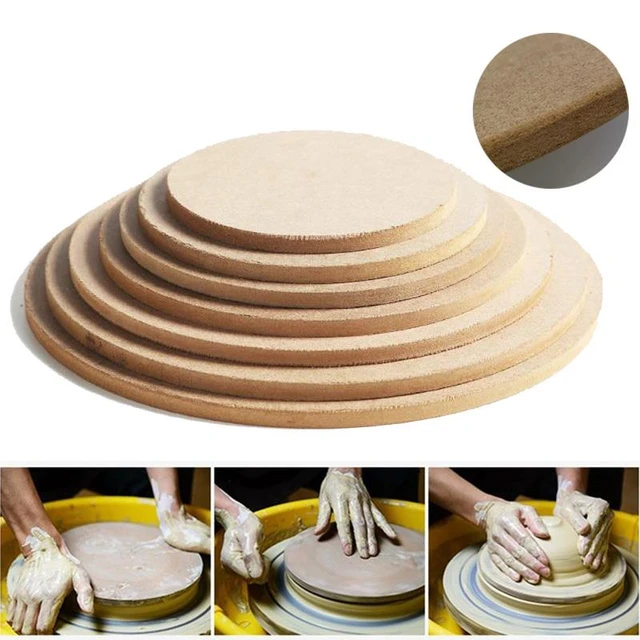 Pottery Wheel Bat Drying Board Round Density Board Base Plate Pottery Kit Pottery  Bat 