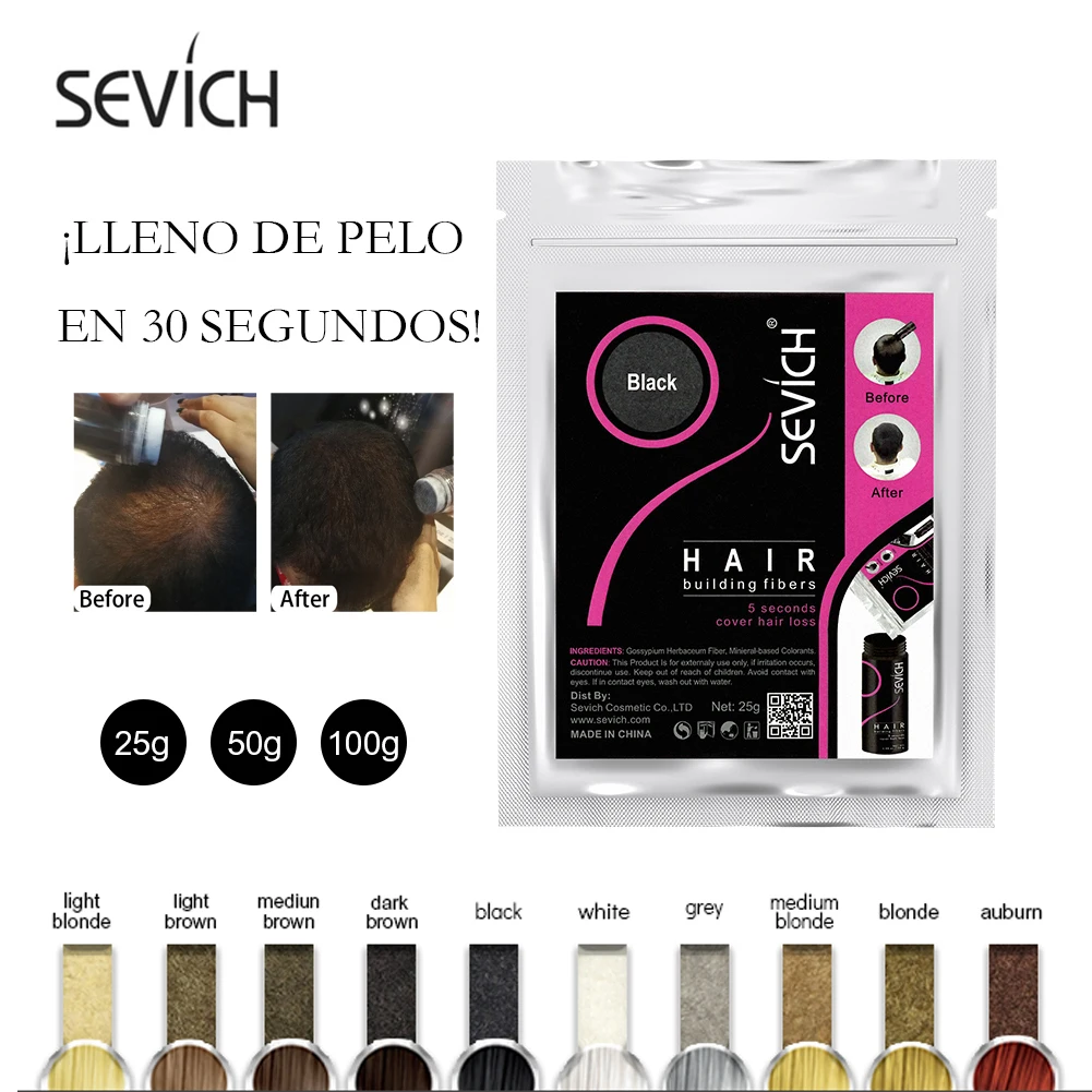 Hair Fiber Keratin Thickening Fibre Capillaire Hair Loss Building Fibers Products Refill Instant Powders Regrowth 10 Colors 100g hair building powder hair building fibers