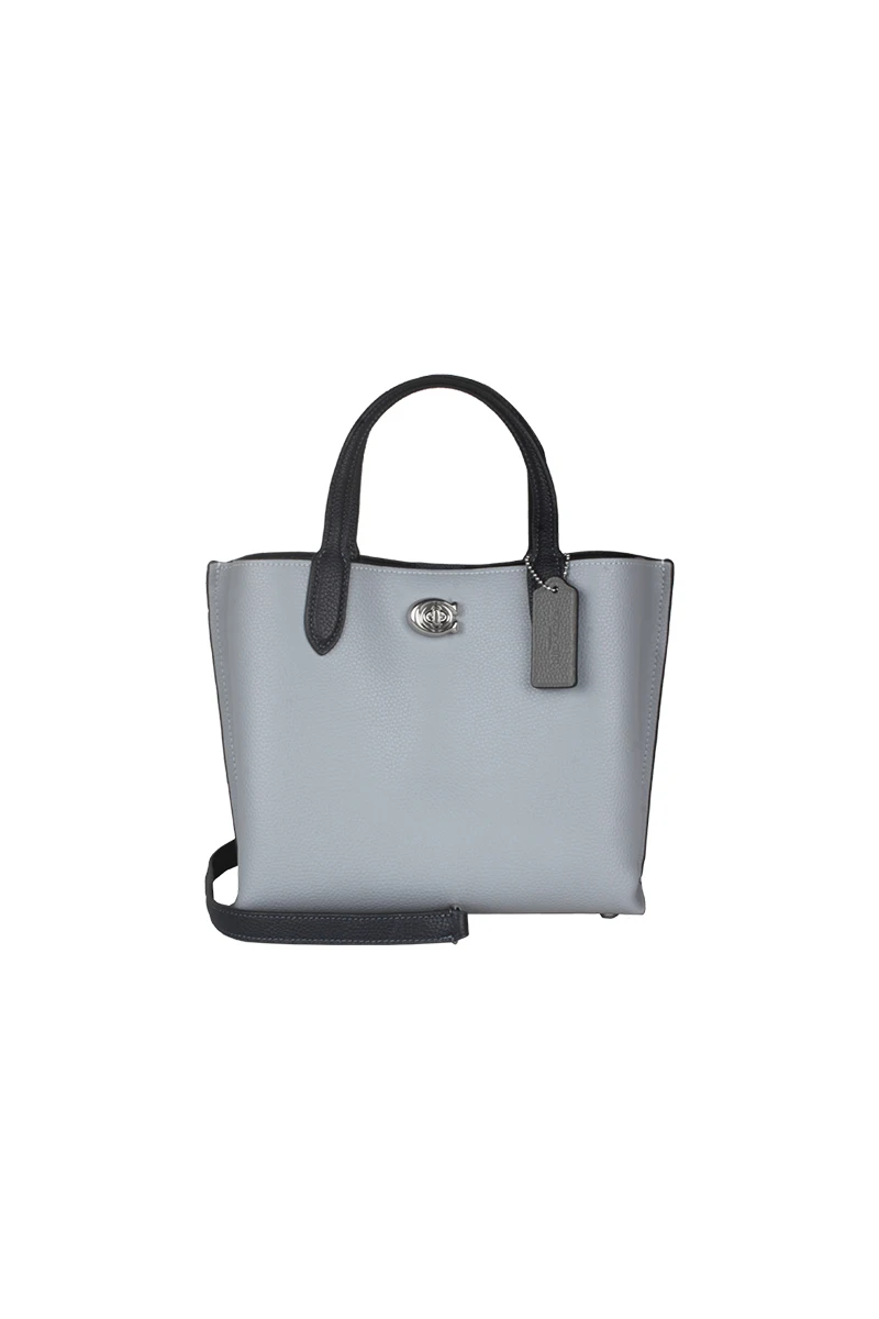 thumbnail image 1 of Bolso de mano de cuero estilo mostrador para mujer, 1 of 5