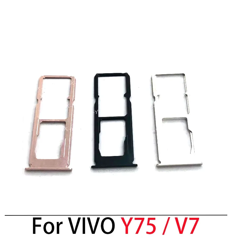 

ДЛЯ VIVO Y75 / V7 Sim и SD карты лоток держатель Слот адаптер Запасная часть