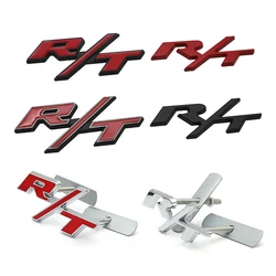 R/T Metal Car Stickers RT Badge Grill Emblem Stickers for Caliber Journey Caravan Viper Magnum Avenger Challenger Car Styling