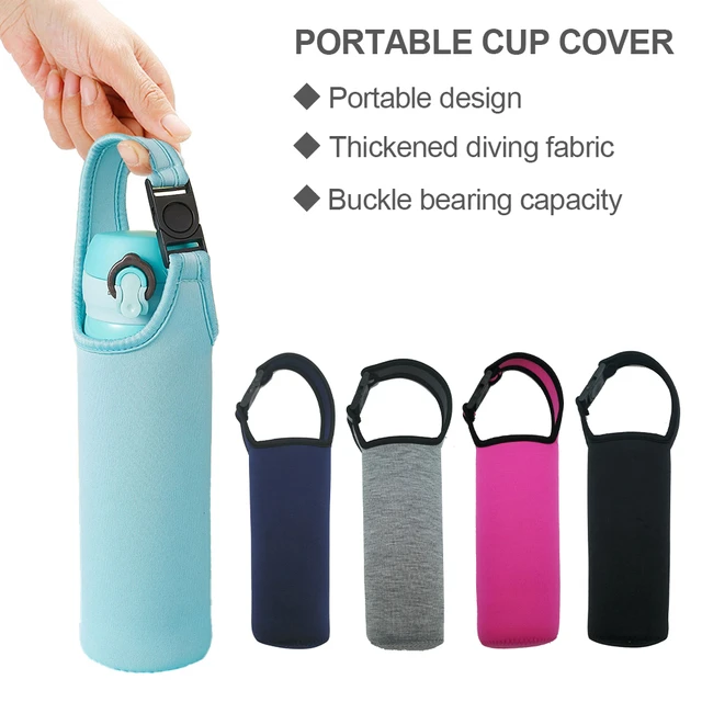 420ml Colorful Bubbly Glass Water Bottle + Soft Silicone Sleeve