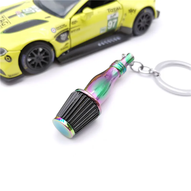 AAED 4 PCS porte clef voiture porte-clés en métal porte-clés porte-clés  pour enfants porte-clés en métal cadeau de vacances Levier de vitesses +  turbine + moyeu + amortisseur : : Auto et