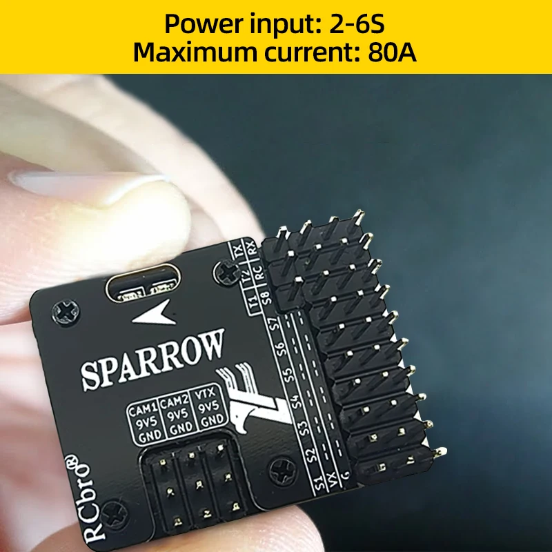 LF LeFei Sparrow V3 Pro OSD Flight Controller Mini FC U7 GPS Gyro Stabilization ELRS PPM SBUS CRSF For RC FPV Airplane Drone 2