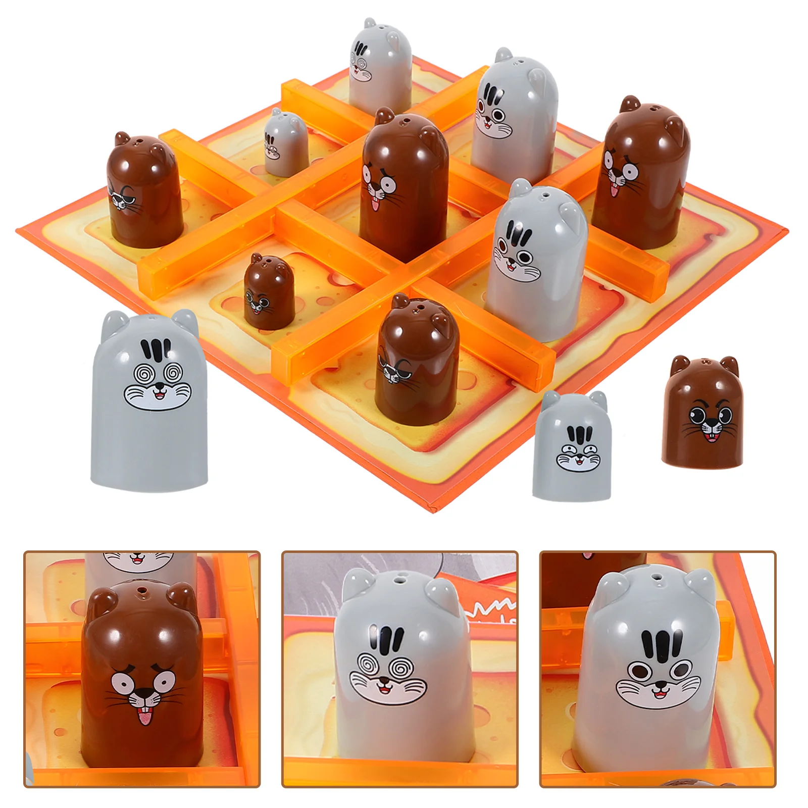 

Toy Table Games Early Education Stacking Cup Board Checkerboard Cartoon Educational Fun Puzzle Cheese Trap Toddler