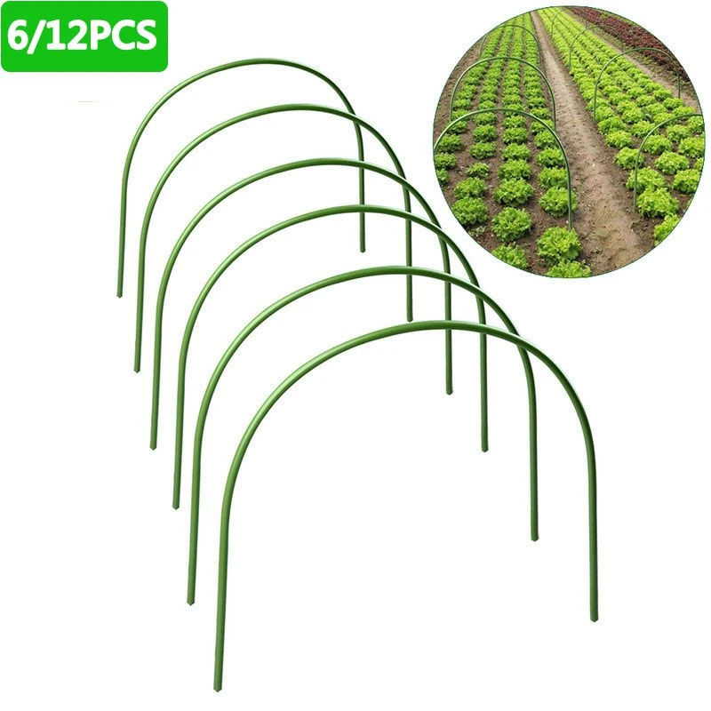 Greenhouse Hoops Plant Hoop Grow Garden Tunnel Hoop Support Hoops Plant