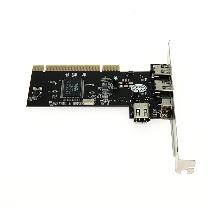 PCI Express X1 PCI-E FireWire 1394a IEEE1394 Controller Card 3 Port - Foto 6