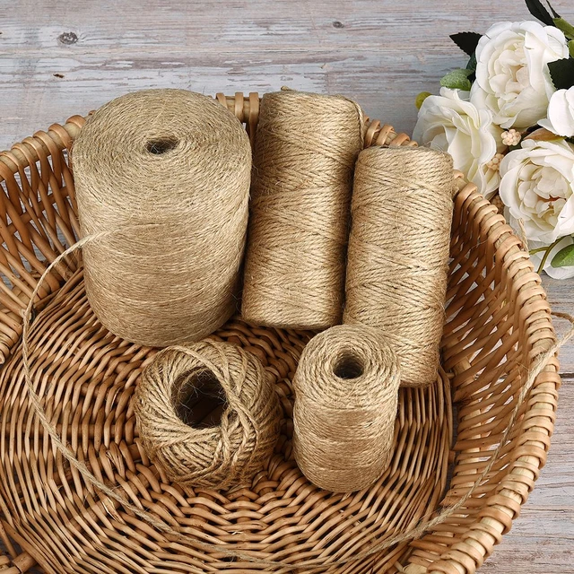 100 Meter Colorful Natural Jute Rope, Twine Burlap String Hemp Rope Ball  For Party Wedding Gift Photo Clip Craft Diy Decoration - Cords - AliExpress