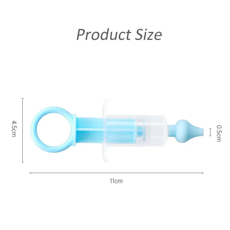 Baby Syringe Silicone Nasal Aspirator Newborn Nasal Aspirator Kids Rhinitis Washer Children Clean Nose Needle Tube Tool