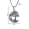 Celtic Moon Tree of Life Pendant Necklace 6
